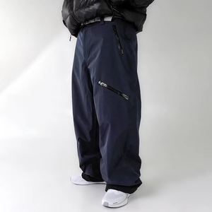 Pantalon de ski cargo ample doublé en mesh personnalisé pour homme, imperméable - Product Image 3