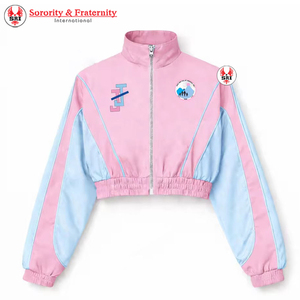 Chaqueta Cortavientos de Cuero Acolchada Jack and Jill of America, Ligera, Informal, Moderna, para Mujer - Product Image 3