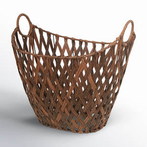 Handwoven Decorative Storage <b>Basket</b> Farmhouse Style <b>Woven</b> <b>Baskets</b> - Product Image 4