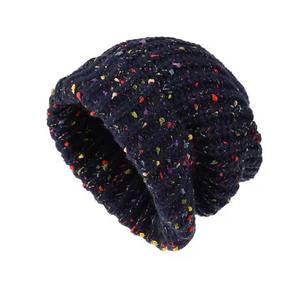 Chapeau élégant unisexe en acrylique tricoté à la main avec cache-oreilles, respirant, imperméable, ajustable, pour enfants, color block, pour l'extérieur, 56-58CM - Product Image 5
