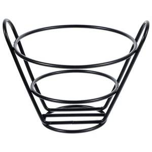 Cesta de frutas decorativa de hierro diseñada para decoración de cocinas modernas y tradicionales de estilo rústico. - Product Image 5