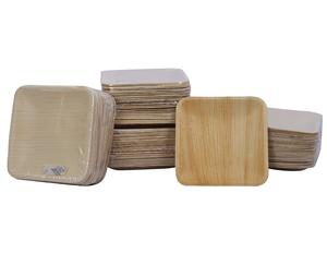 Assiettes jetables écologiques et compostables en feuilles de palmier Areca non toxiques pour la restauration saine et les cafés bio - Product Image 5