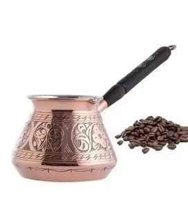 Cafetera Turca Artesanal de Cobre, Dallah Árabe, Ibrik, Cafetera Espresso, Regalo Tradicional para el Hogar y la Cocina - Product Image 1