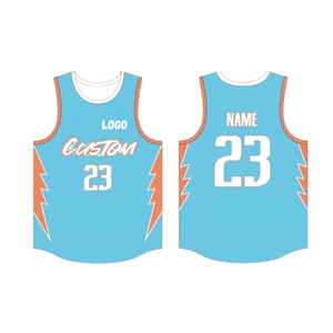 Maillot de basketball réversible pour adulte, imprimé par transfert thermique, en maille extensible, sans manches, à séchage rapide, antibactérien - Product Image 6