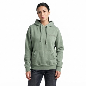 Women's <b>Sage</b> Green Vintage Wash Pullover Hoodie Oversized Fleece Sweatshirt Casual Streetwear - Product Image 1