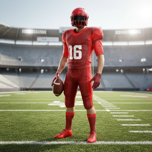 Customized Team Name Number Printed Football Uniform Jersey Pants Combo Moisture Control Sportswear For Team Championship Kit - Product Image 3