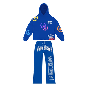 กางเกงวอร์มผ้าแคนวาสลำลองสำหรับผู้ชายแบบ OEM สั่งทำพิเศษ พร้อมปักโลโก้ กางเกงทรงขาบาน สไตล์สตรีทแวร์ - Product Image 5