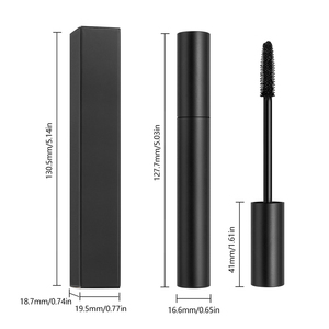 Máscara de Pestañas Resistente al Agua y al Aceite, de Larga Duración, Anti-Manchas, Rizador de Pestañas, Voluminizador, Maquillaje de Pestañas de Marca Privada, Tubo Negro y Blanco - Product Image 5