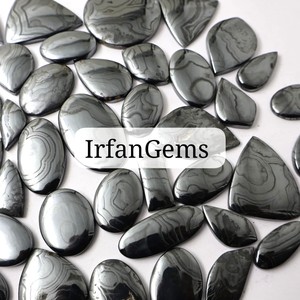 Haute qualité en gros mélange forme Psilomelane énergie naturelle guérison Psilomelane fabrication de bijoux Cabochon lisse pierre précieuse en vrac à - Product Image 4