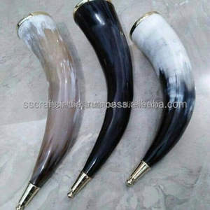 Tasse artisanale en corne d'Inde avec poignée Look traditionnel Idéal pour les amateurs de bière hydromel et de boissons froides - Product Image 5