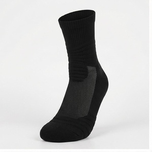 Black Ankle <b>Socks</b> Breathable Knitted <b>Polyester</b> Spandex Running <b>Socks</b> for Adults Summer Season - Product Image 1