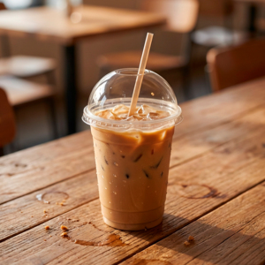 แก้วพลาสติก PP แบบใช้แล้วทิ้งขนาด 95 มม. ผนังเดี่ยว พร้อมฝาปิด สำหรับกาแฟเย็น ขนาด 16/20/24 ออนซ์ เหมาะสำหรับเครื่องดื่มเย็นและของหวาน ขายส่ง - Product Image 6