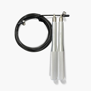 Corde à sauter de haute qualité avec poignée en aluminium, roulement, logo personnalisé, marque privée, pour entraînement de fitness quotidien - Product Image 4
