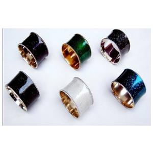 Anillos para Servilletas Elegantes, Modernos, Brillantes, de Aluminio Ecológico y Duradero en Varios Colores, Accesorio para Mesa de Eventos - Product Image 3