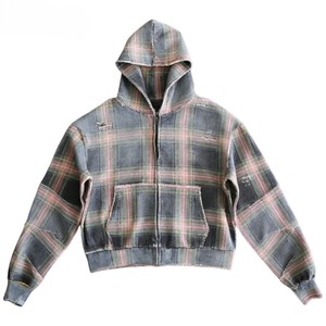Fournisseur de sweats à capuche personnalisés avec fermeture éclair, proposant des sweats à capuche en coton avec fermeture éclair en gros, ainsi que des sweats à capuche de luxe style streetwear américain. - Product Image 6