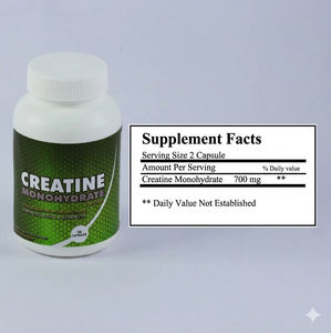 Cápsulas de Creatina Monohidrato, 100 Unidades, Energía Muscular y Apoyo Inmunológico, 500 mg para Adultos, Suplemento Dietético Alto en Proteínas - Product Image 2