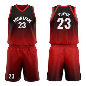 Uniformes de Baloncesto Reversibles, Conjuntos de Uniformes Deportivos de Malla con Diseño Sublimado, Nueva Llegada - Product Image 1