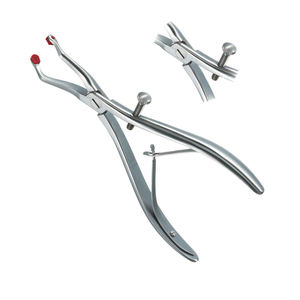 Pince manuelle d'écartement de couronnes dentaires, forceps d'extraction orthodontique en acier inoxydable à finition mate, pince à bec pour retirer les couronnes dentaires - Product Image 6