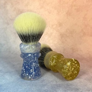 Brosse à barbe artisanale 2026 en fibres synthétiques, pour le rasage quotidien et le nettoyage de la barbe - Product Image 2