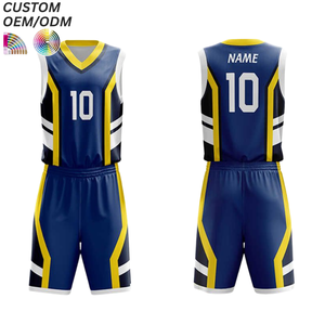 Ensemble de vêtements de volley-ball 100 % polyester, directement de l'usine, maillot et short imprimés, respirant, uniforme sportif, OEM ODM, vente en gros - Product Image 1