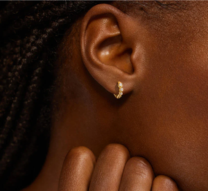 <b>Hoops</b> Earrings Diamond Earrings Gold and <b>Silver</b> Earrings Natural and Lab Grown Diamonds Earrings <b>Hoops</b> Fine Jewelry for Women - Product Image 4