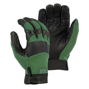 Gants de travail multi-surfaces en cuir synthétique avec paume en Spandex et poignet réglable – Tendance du marché américain - Product Image 6