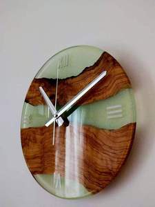 Quality Wooden Resin Epoxy Wall <b>Clock</b> Hand Crafted Wooden Resin Epoxy Wall <b>Clock</b> Wholes - Product Image 5