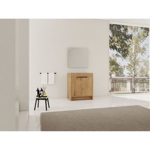 Mobile bagno freestanding da 30 pollici con 2 ante soft-close, solo piano lavabo BVB02430IMO, imballaggio KD, senza lavabo - Product Image 3