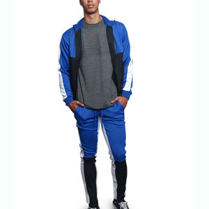 Ensemble de jogging 2 pièces, toutes tailles et couleurs disponibles, coupe-vent, pour la gym et le fitness, grandes tailles homme. - Product Image 1
