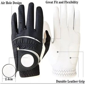 Golf Glove PU Leather Breathable Non-Slip Adjustable <b>Wrist</b> <b>Strap</b> Right Hand Unisex Sports - Product Image 6