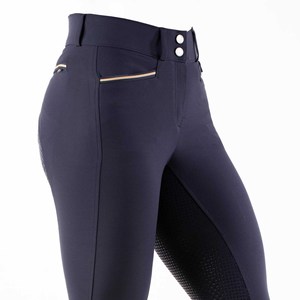 High Quality 4-way Stretch Horse Riding Breeches <b>Leggings</b> Tights <b>Equestrian</b> Wear Pants on Technical Fabric with Soft Feel - Product Image 1