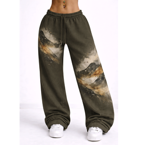 Pantalon de survêtement d'hiver pour femme, confortable, 100 % coton, coupe classique, imperméable, séchage rapide, pour l'entraînement physique, les tenues décontractées et la détente - Product Image 5