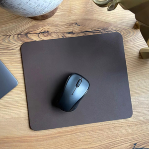 Alfombrilla de Ratón de Cuero Genuino, Tapete de Escritorio de Piel de Vaca Curtida, Funda de Cuero de Grano Completo para Muebles de Oficina Clásicos LMP-0061 - Product Image 1