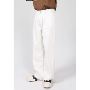 Wholesale Clothing Cheap Trousers High Quality Men's Nerd Black <b>Work</b> Baggy Ladies and Men <b>Jean</b> Pants - Product Image 4