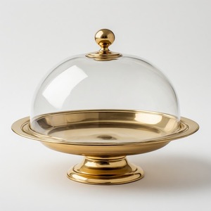 Cúpula Decorativa de Lujo para Pasteles, Diseñada para Experiencias Gastronómicas Sofisticadas con Belleza Atemporal y Funcionalidad Práctica - Product Image 5