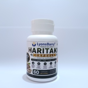 Cápsulas de Suplemento Herbal Haritaki para Adultos, Dosis de 500 mg, 100 g, Vegano, Sin Gluten - Product Image 1