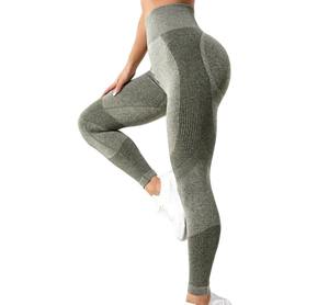 Leggings de Yoga Casuales para Mujer, Corte Ajustado, Tela de Nailon/Viscosa, Cintura Alta, Elásticos, Transpirables, Ecológicos, con Bolsillos Laterales, 2026 - Product Image 1