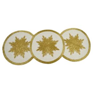 Mantel Individual con Diseño Temático Redondeado, Ideal para Decoración de Mesa en Hogares, Hoteles y Restaurantes, Mantel Individual con Cuentas Coloridas - Product Image 1