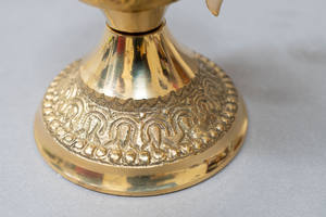 ชุดเต็มของเตาเผาเครื่องหอมอินเดียทำมือ-เตาเผาน้ำหอมไม้จันทน์หอมทองเหลืองสำหรับฤดูใบไม้ร่วง - Product Image 3