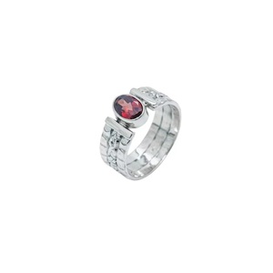 925 Sterling Silver Natural <b>Garnet</b> <b>Ring</b> Statement Jewelry Handmade Women's Fine Jewelry Manufacturer - Product Image 5