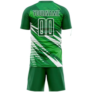 Ensemble Maillot et Short de Football Personnalisé Dry Fit Pro-Mesh – Kit Performance Professionnel pour Équipes – Tendance Marché USA et Europe - Product Image 6