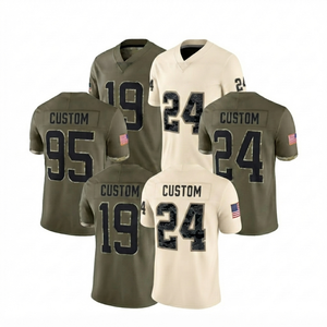 Custom American Football Jersey Wholesale Camo Print American Flag Patch V Neck Team Uniform <b>Athletic</b> Wear Regular Fit - Product Image 1