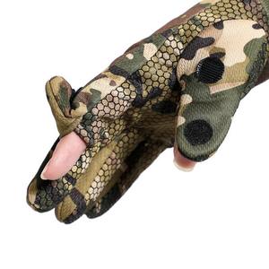 Professional Camouflage Hunting <b>Gloves</b> Breathable Anti-Slip Tactical Shooting <b>Gloves</b> 3-Finger Flip Outdoor Fishing Mittens - Product Image 6