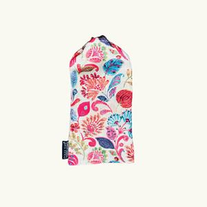 POLKA TOTS Floral Couverture/Tablier d'Allaitement pour Mères avec Pochette de Transport-Rose - Product Image 1
