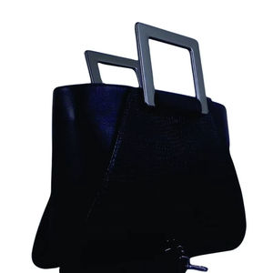 WONDER OVERSEAS Sac à main pour femme en résine, forme non coupée, poignée en C, pochette de soirée, étanche, style vintage, pour mariages et fêtes - Product Image 1