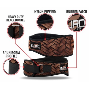 Euro Sht Co. Waist Support <b>Belt</b> Adjustable Breathable Buckle Closure for <b>Weight</b> Lifting Strength <b>Training</b> Unisex - Product Image 6