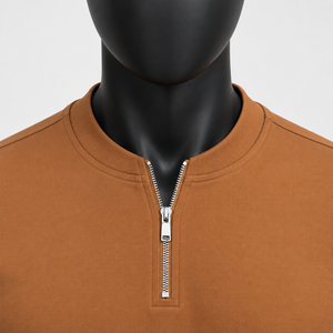 Conjunto Deportivo de Dos Piezas para Hombre, Juvenil, Transpirable, con Cuello Alto, Color Sólido, Cierre de Cremallera, Manga Larga, Pantalones Casuales - Product Image 6