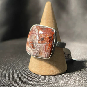 Bague fine pour femme en argent sterling 925 Stateman Design pour fiançailles de mariage ou fête Style classique avec grande pierre précieuse - Product Image 1