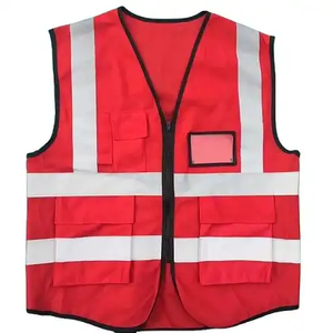 Chaleco de Seguridad de Alta Visibilidad NESTA SPORTS, Chaqueta Reflectante con Bolsillos, Ropa de Trabajo Reflectante para la Construcción - Product Image 4