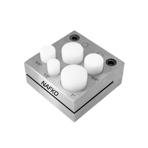 5 Hole Stainless Steel Punch <b>Disc</b> Cutter Set Sheet Punching Machine <b>Gold</b> Silver Jewelry Making Silversmith Tools Wholesale - Product Image 1